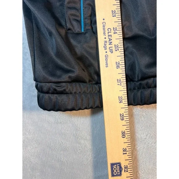 Charlotte Hornets NBA Full Zip Jacket Track Black Teal‎ Mens L G-III Carl Banks - Picture 5 of 9